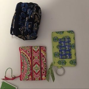 Vera Bradley Coin Purse, Jewelry Pouch, ID Holder
